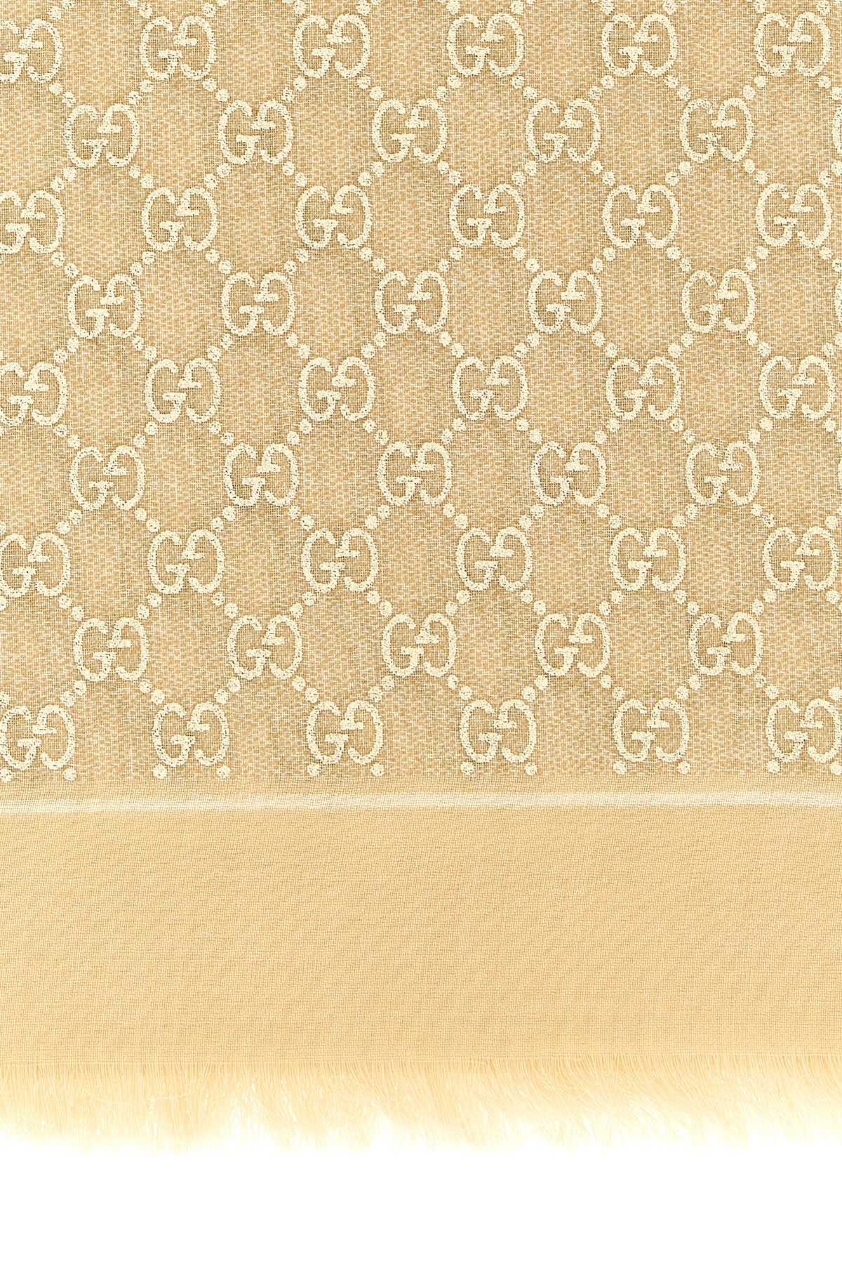 gg lamé jacquard wool shawl