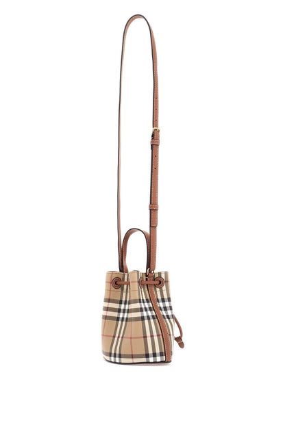 ered\n\ncheckered mini bucket bag