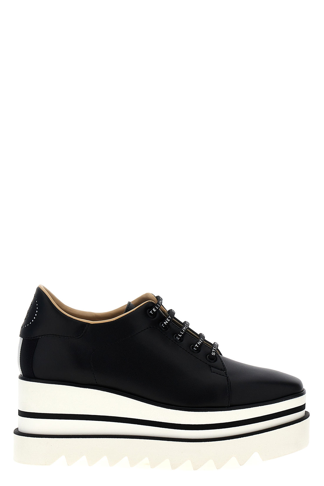 STELLA MCCARTNEY 37.5 sneak-elyse wedge in alter mat