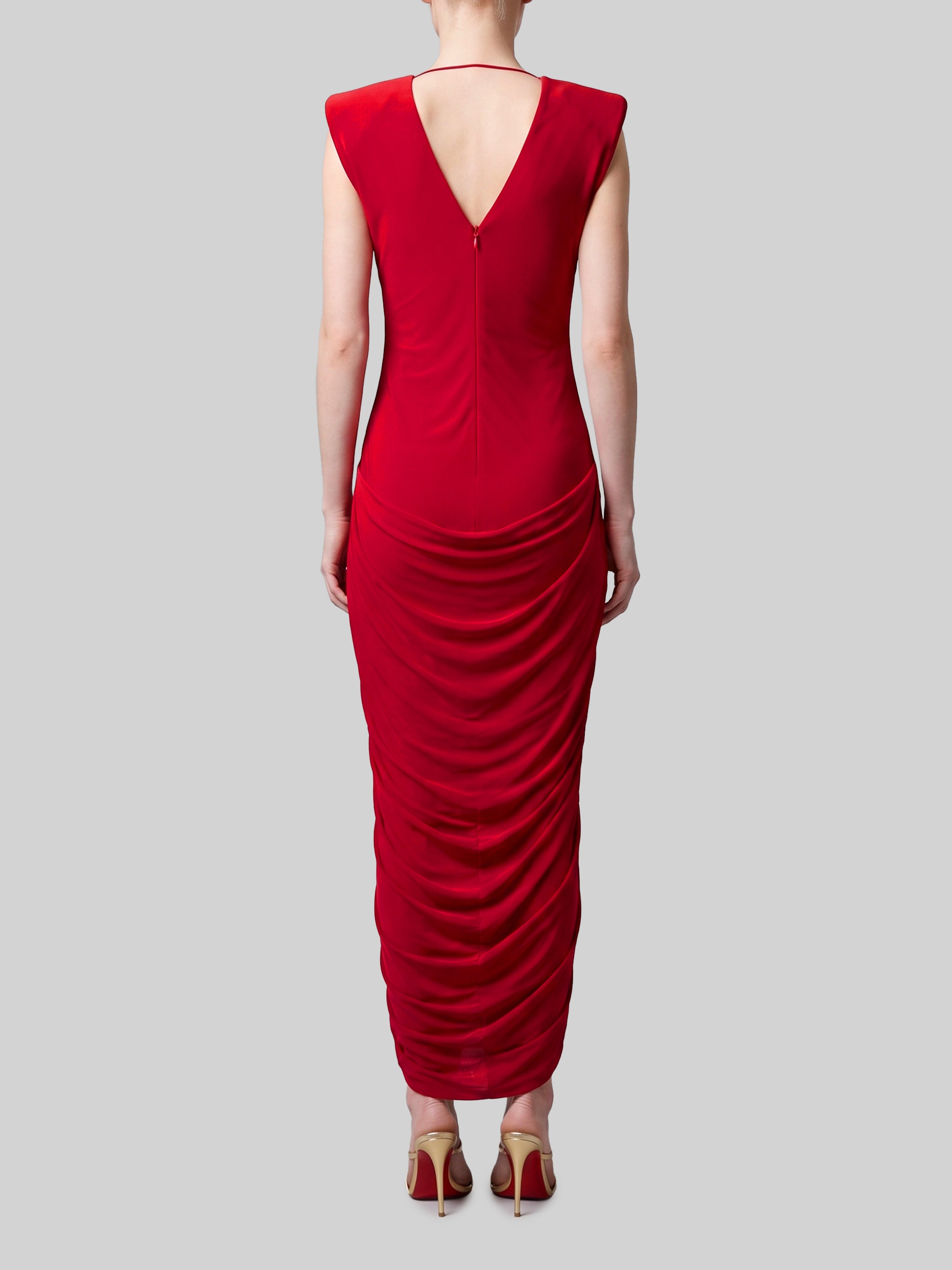 viscose jersey evening dress