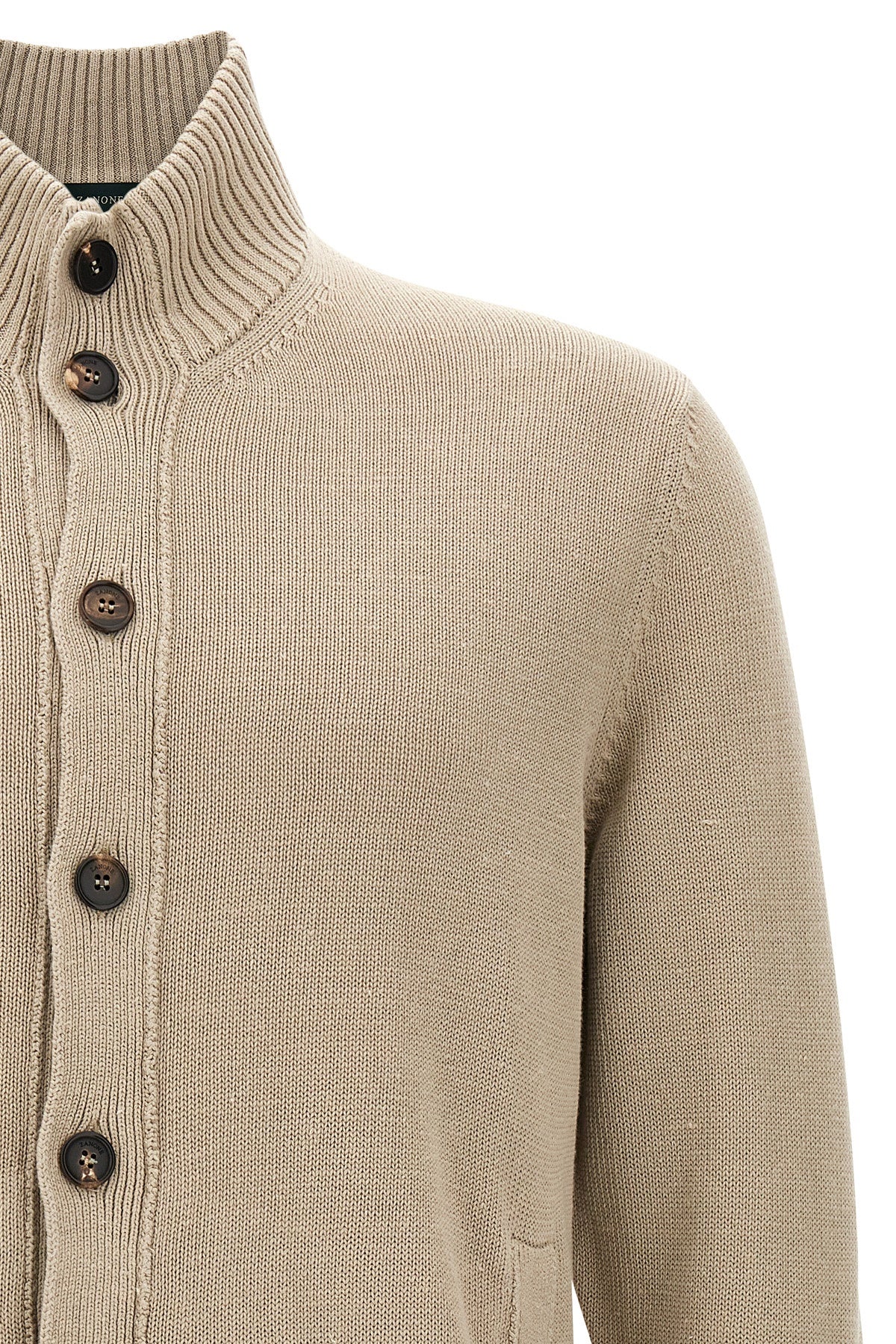 chioto cotton blend linen cardigan