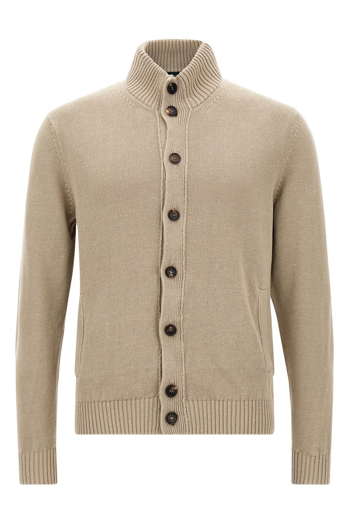 chioto cotton blend linen cardigan