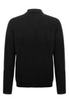 wool knit polo shirt