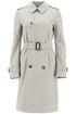 cotton-blend trench