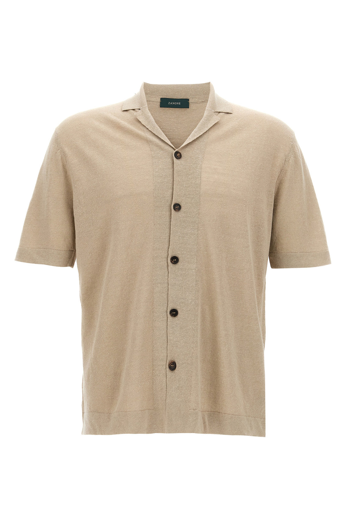 ZANONE 54 linen and cotton blend shirt