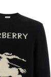 the burberry ekd logo crew neck sweater defines a contemporary aesthetic throu