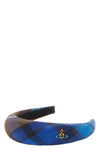 the vivienne westwood large headband defines the hairstyle