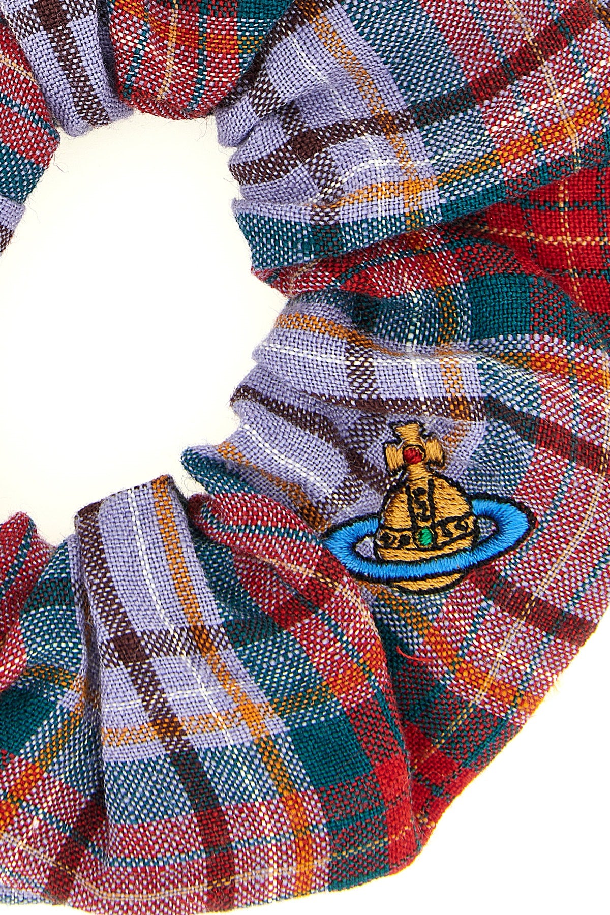 small rtw tartan linen hair band