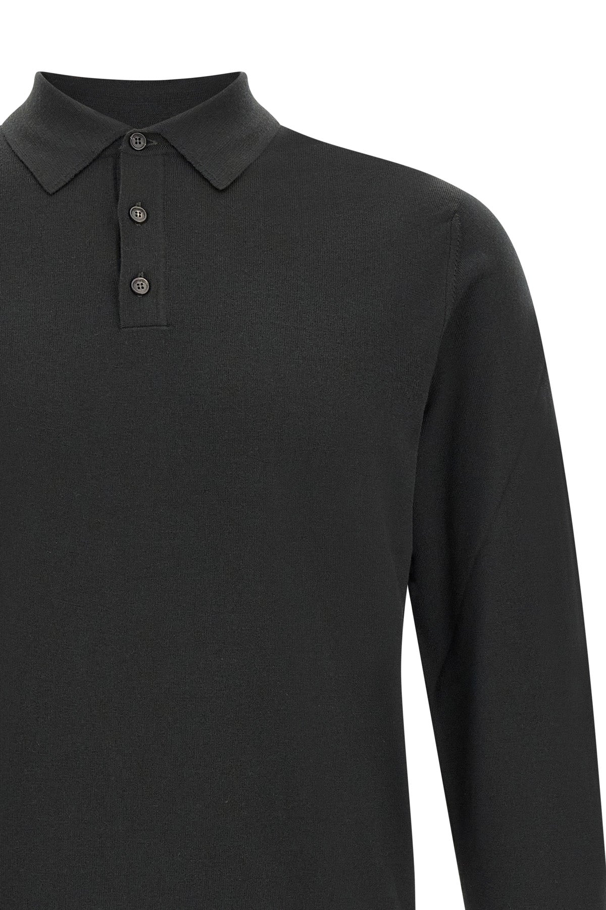 the zanone long-sleeved polo shirt