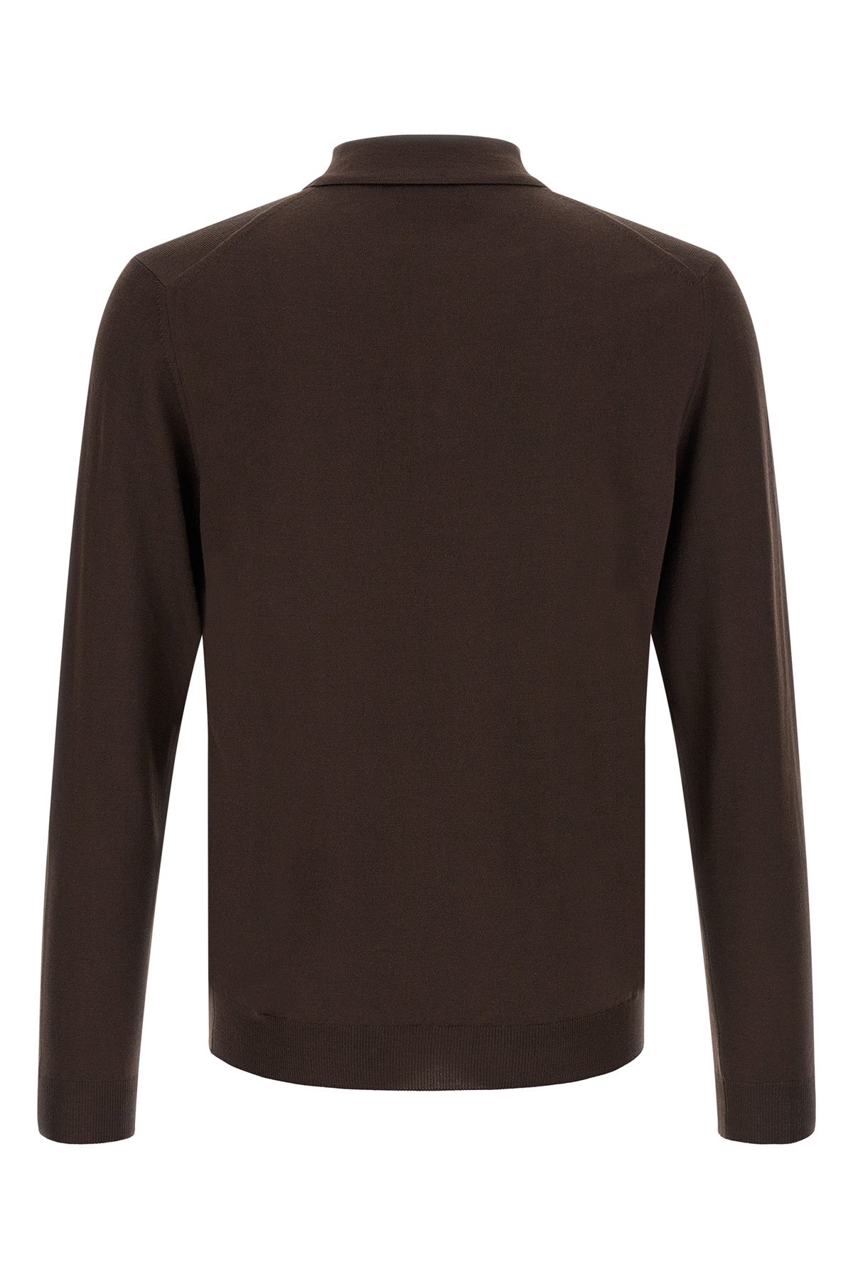 the zanone long-sleeved polo shirt