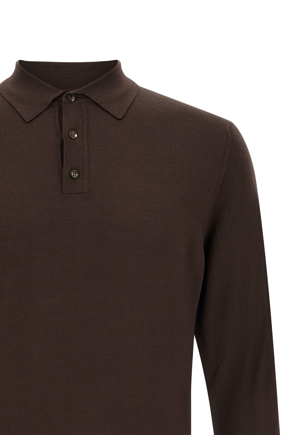 the zanone long-sleeved polo shirt