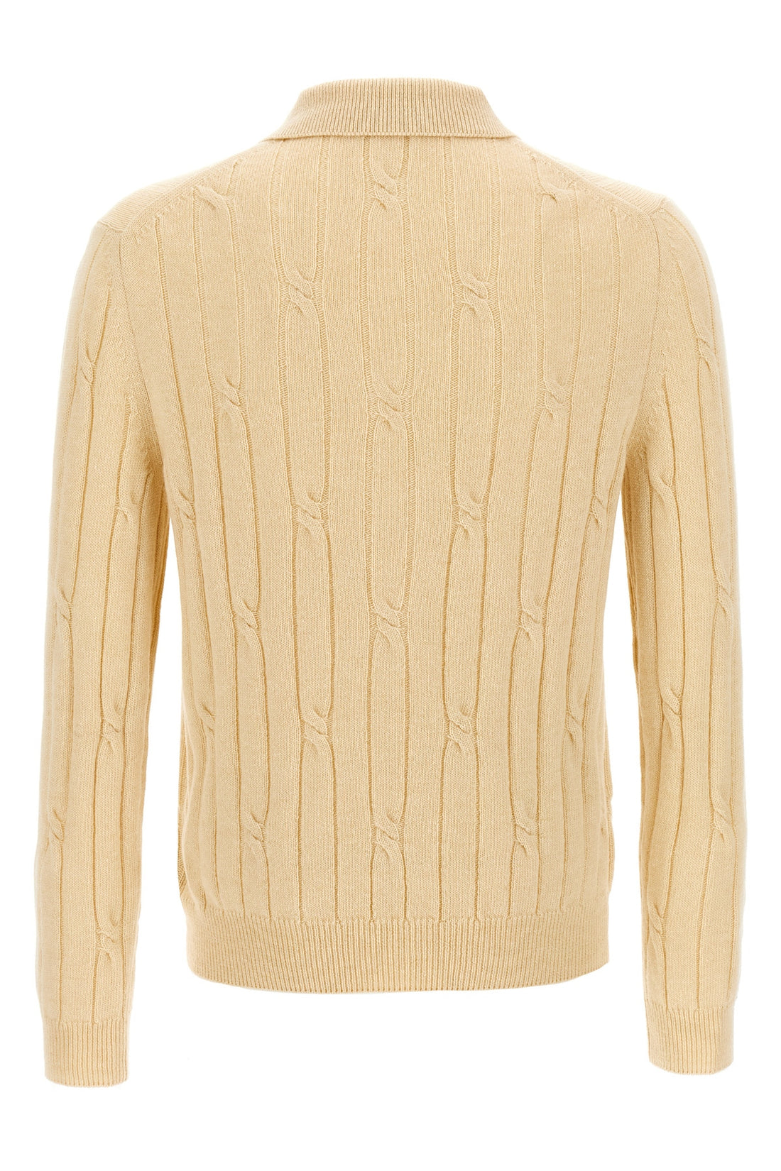 ZANONE 50 polo shirt in wool and heavy cashmere blend
