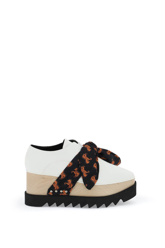 platform elyse loafers eith printed band