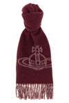 the vivienne westwood double face  scarf defines the winter aesthetic through