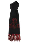 the vivienne westwood scarf in pure wool embodies the rebellious and sophistica
