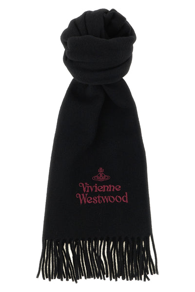 the vivienne westwood pure wool scarf is an essential accessory