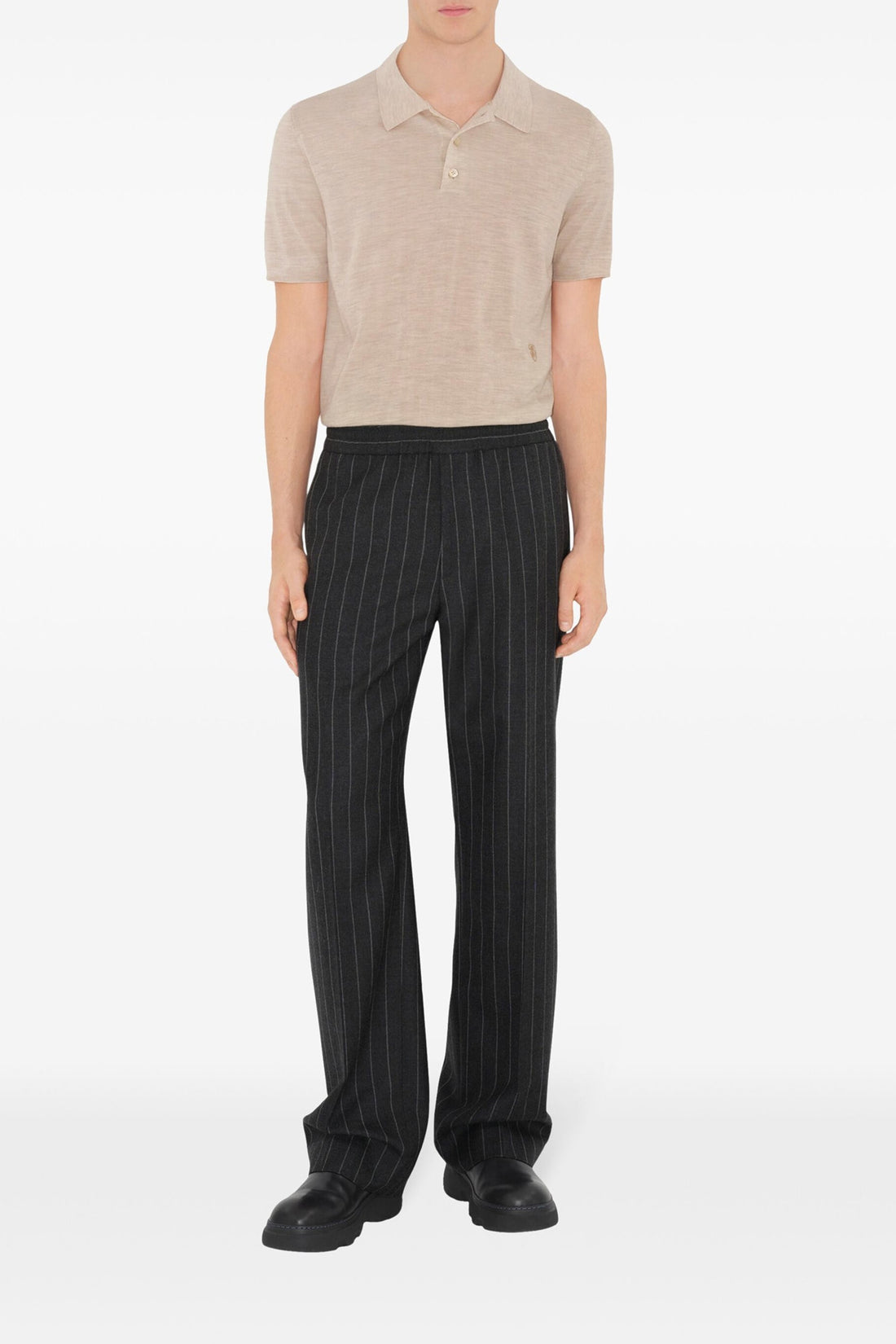 BURBERRY M wool polo shirt