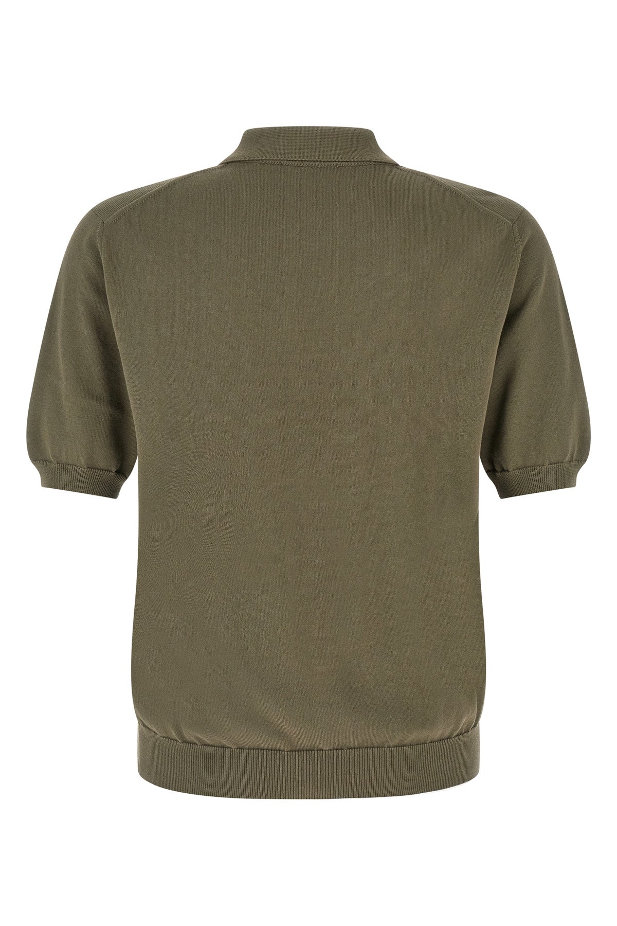 cotton knit polo shirt