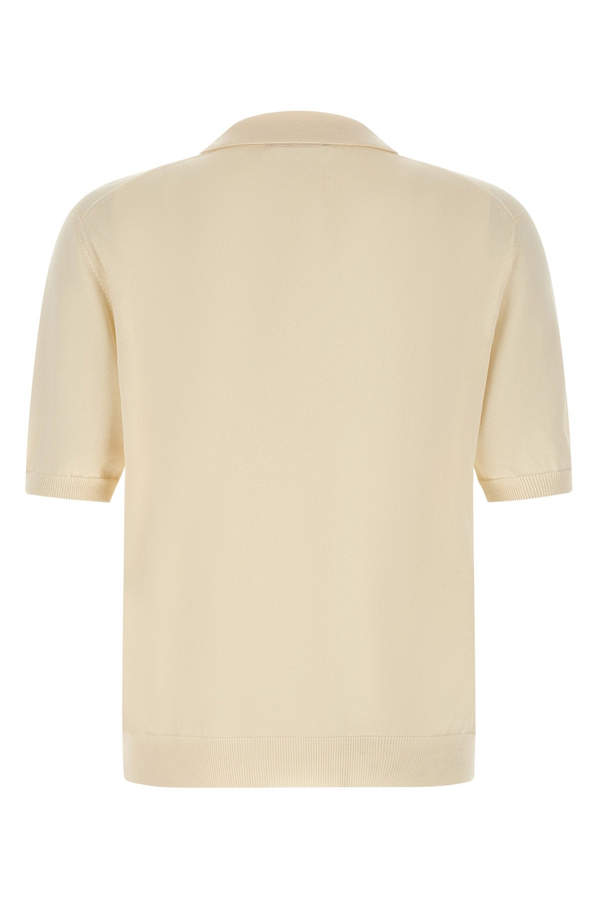cotton knit polo shirt