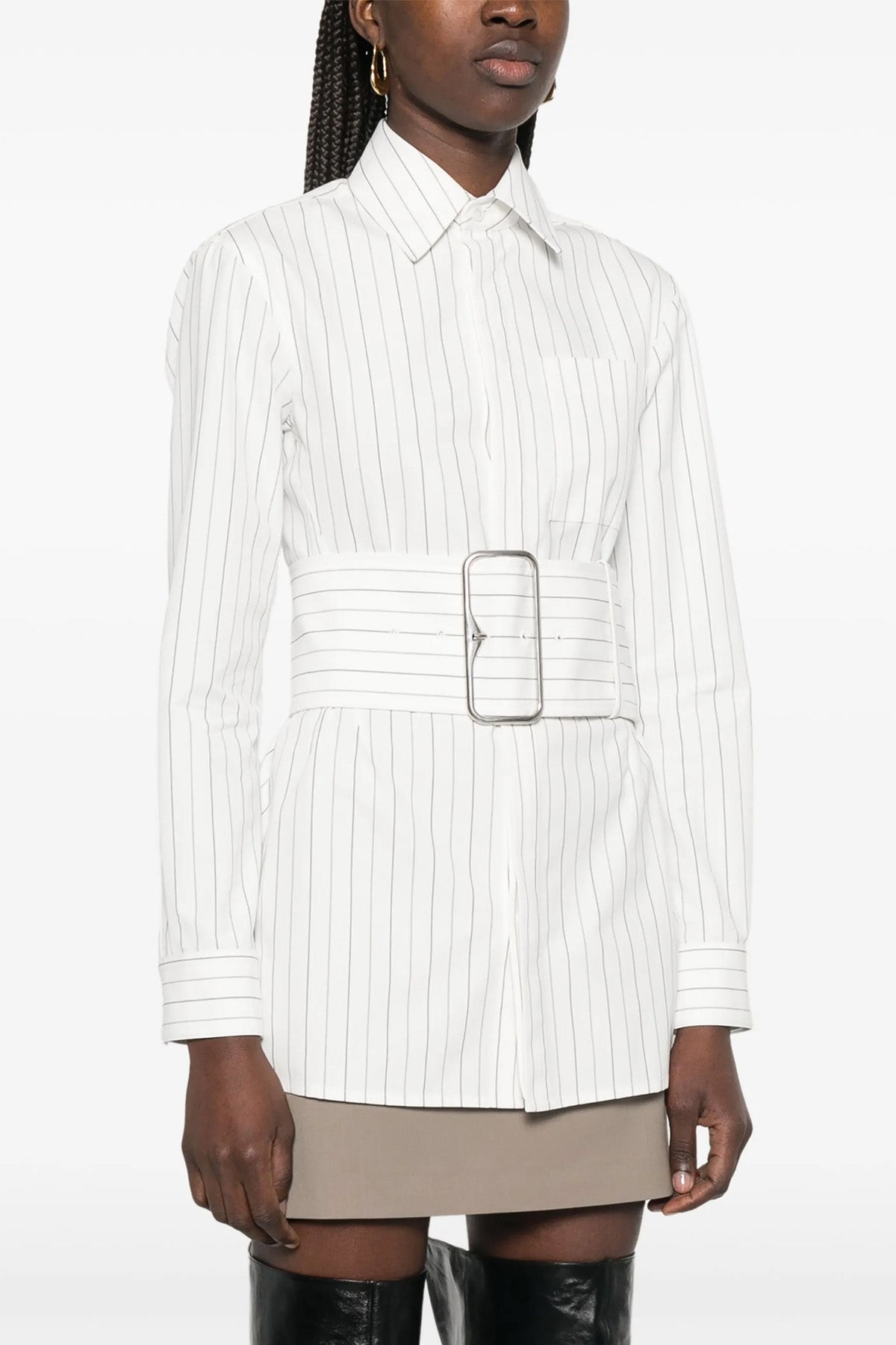striped cotton shirt