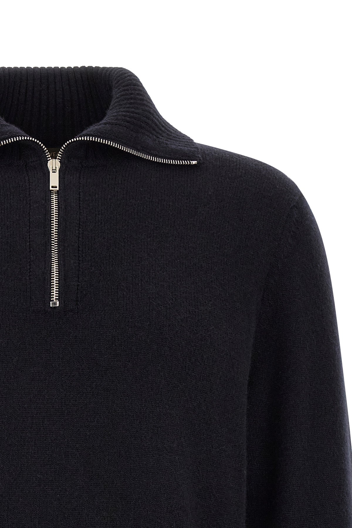 the zanone pure cashmere half-zip sweater