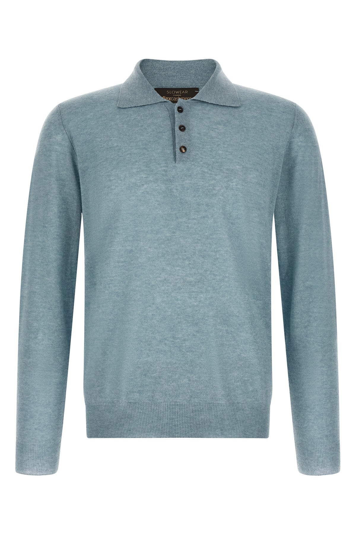 the zanone long-sleeved polo shirt