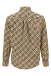 check print cotton shirt
