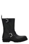 biker ankle boots in vegea fabric