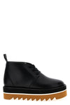 desert sneak-elyse ankle boots in leather-effect fabric