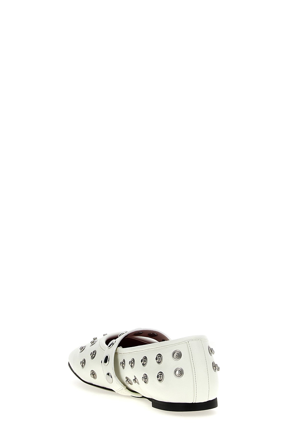 ryder ballet flats in leather-effect fabric