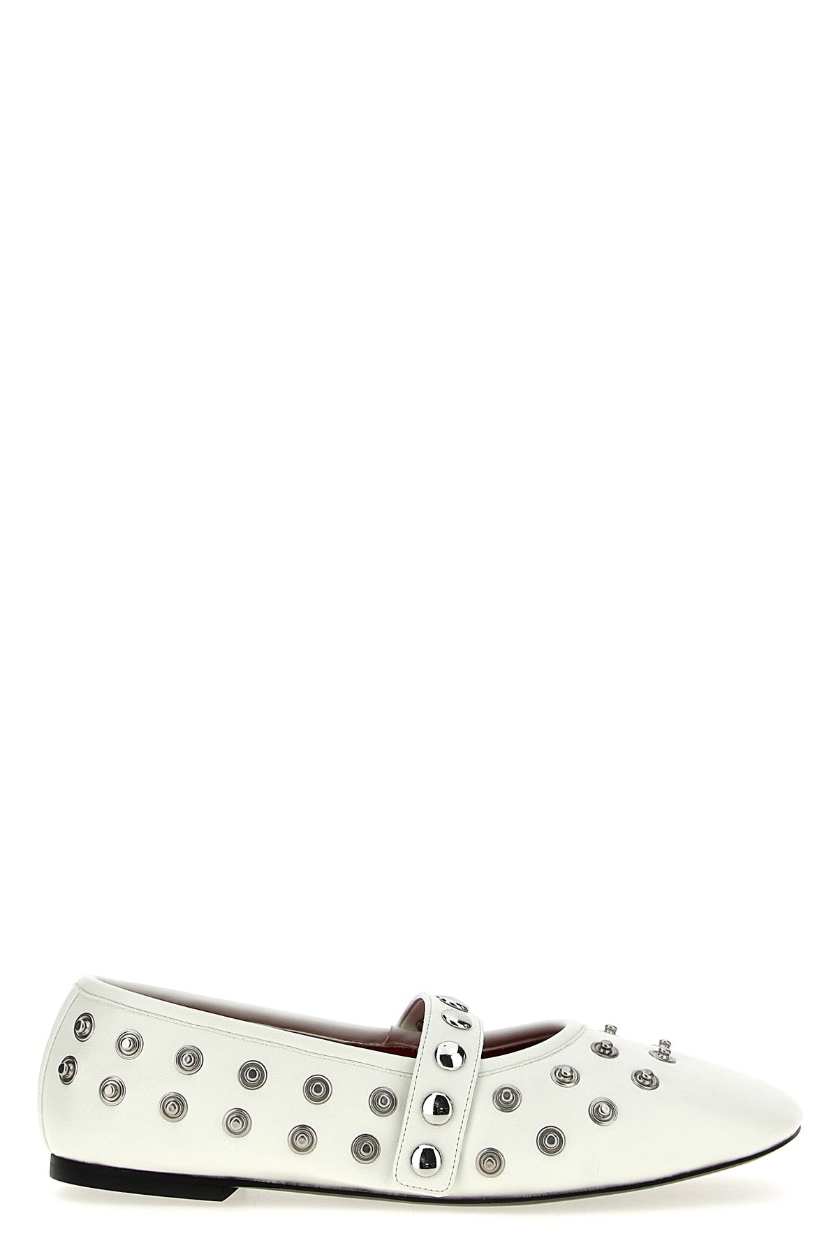 ryder ballet flats in leather-effect fabric