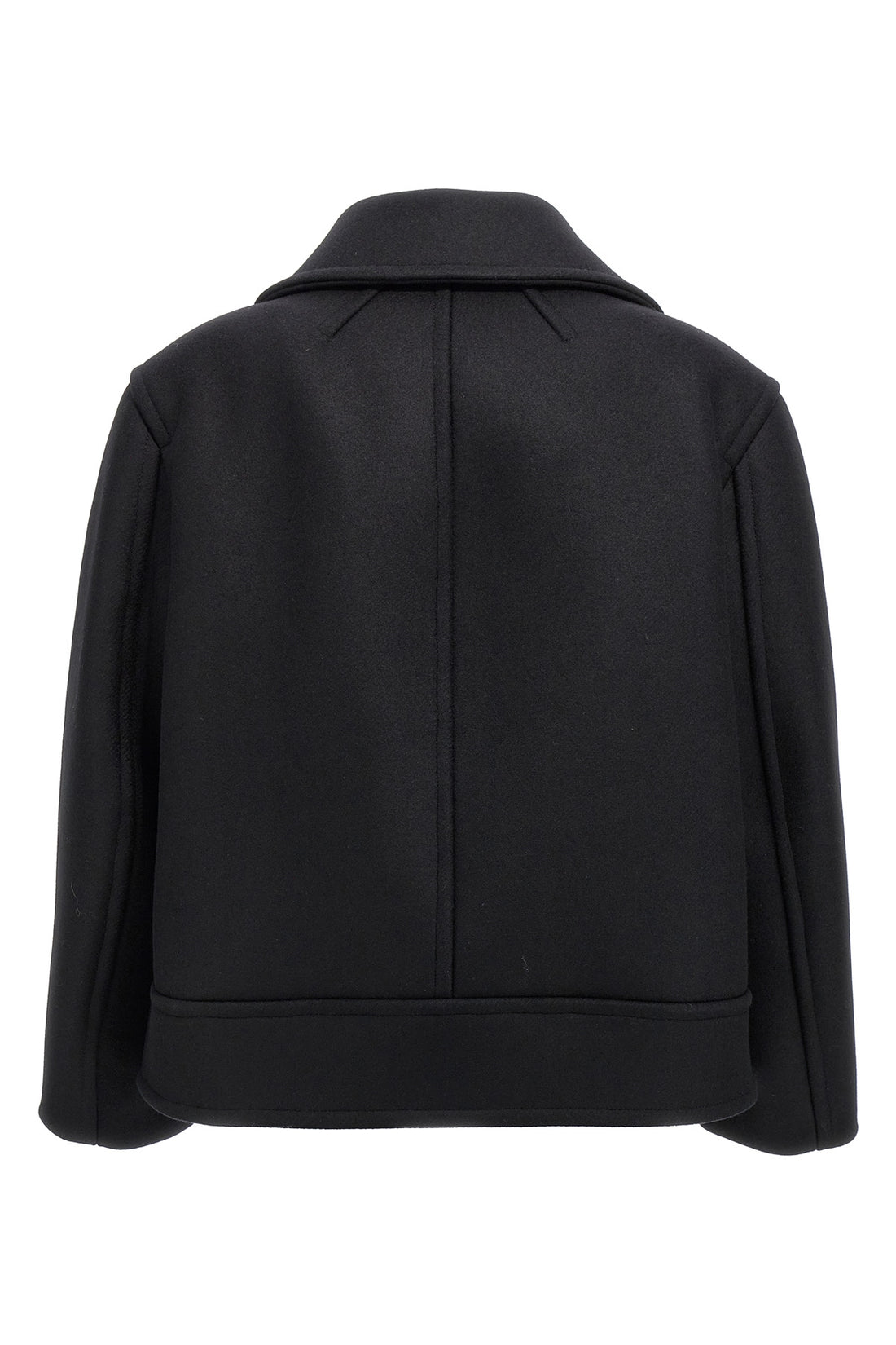 SAINT LAURENT 2 oversize double-breasted wool caban coat