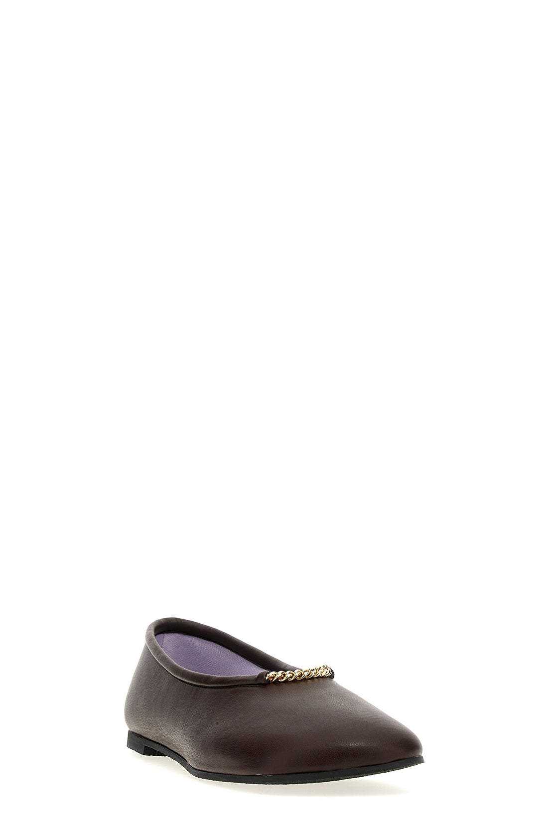 STELLA MCCARTNEY 37.5 ryder ballet flats in leather-effect fabric