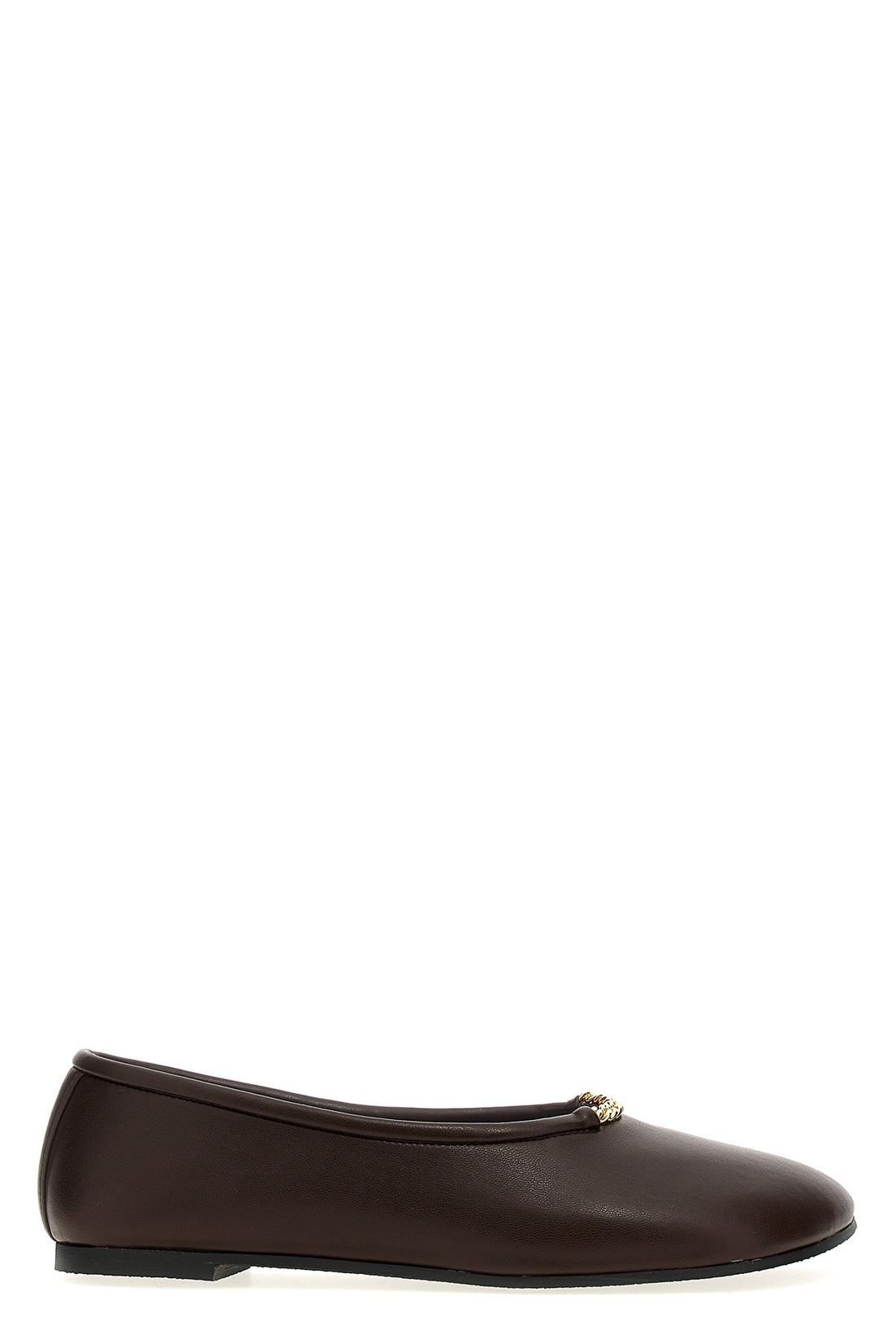 STELLA MCCARTNEY 37.5 ryder ballet flats in leather-effect fabric