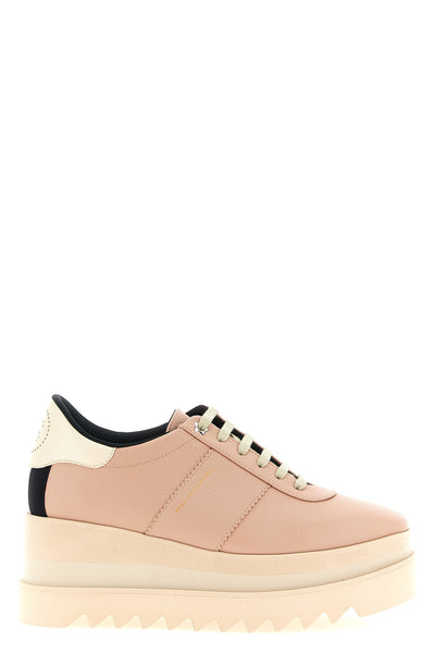 stella mccartney sneakelyse sneakers redefine urban volumes through a bold pla