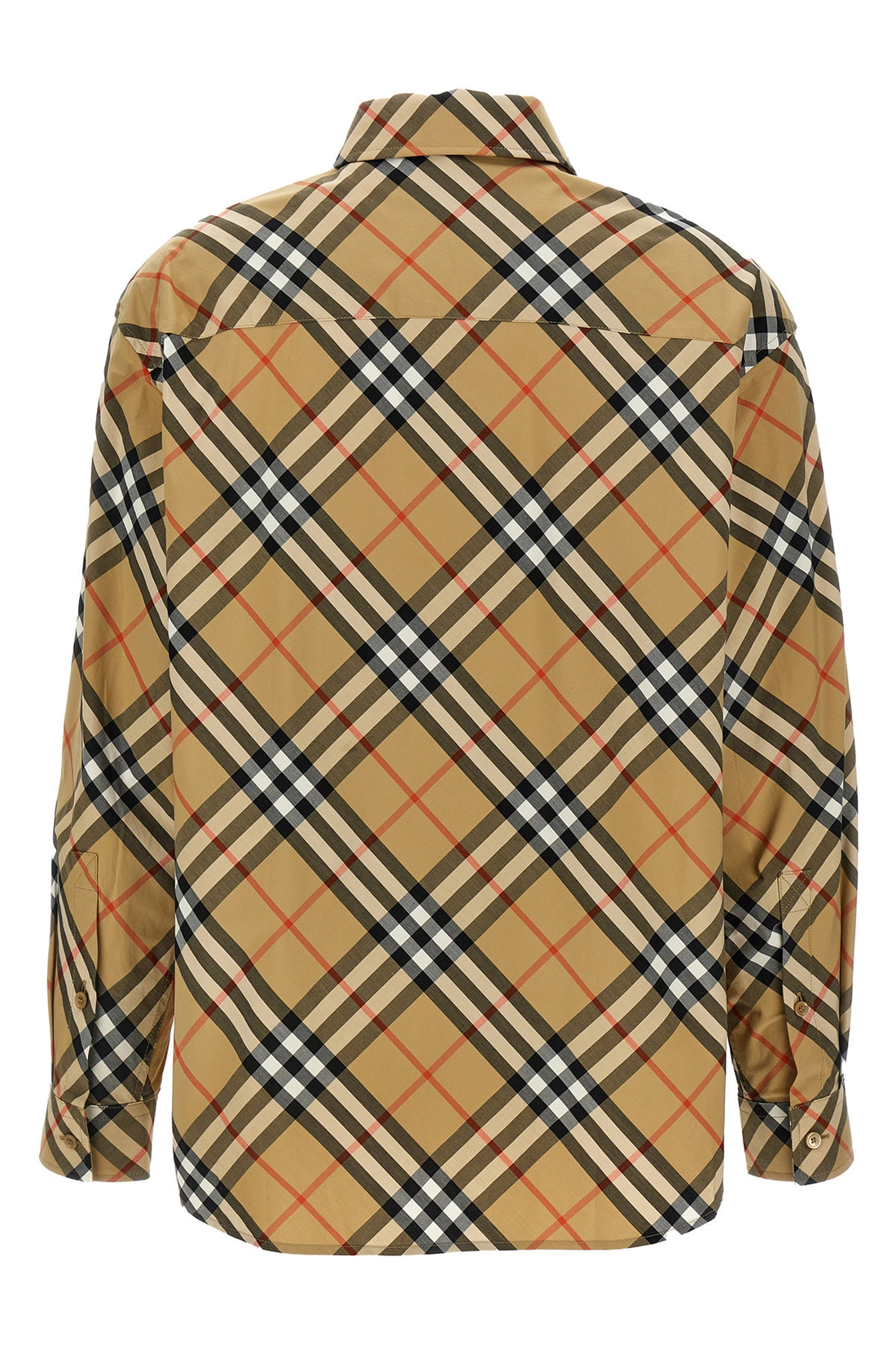 BURBERRY 4 check print cotton shirt