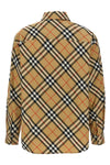 check print cotton shirt