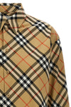 check print cotton shirt