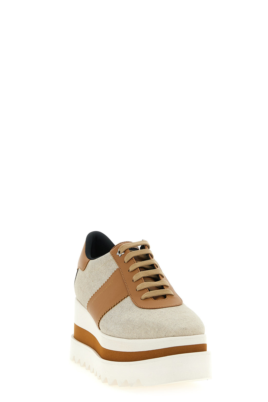 STELLA MCCARTNEY 37.5 sneak-elyse sneakers in canvas and alter mat