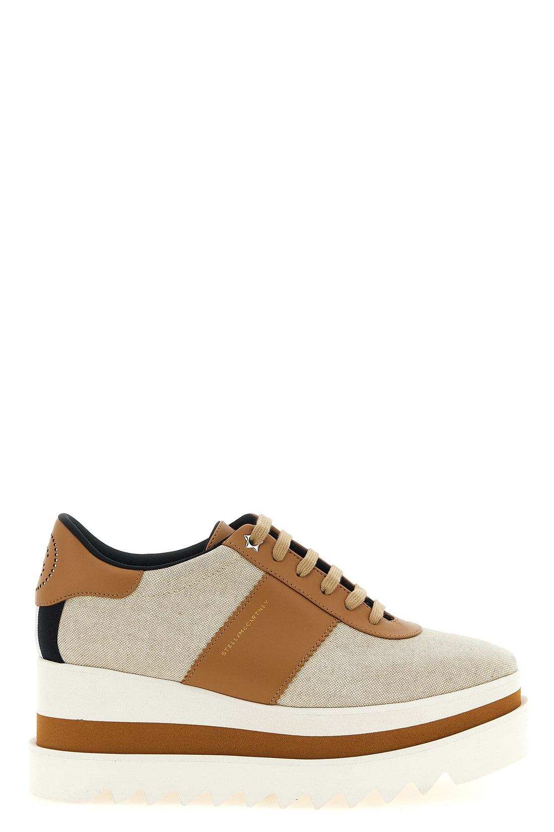 STELLA MCCARTNEY 37.5 sneak-elyse sneakers in canvas and alter mat