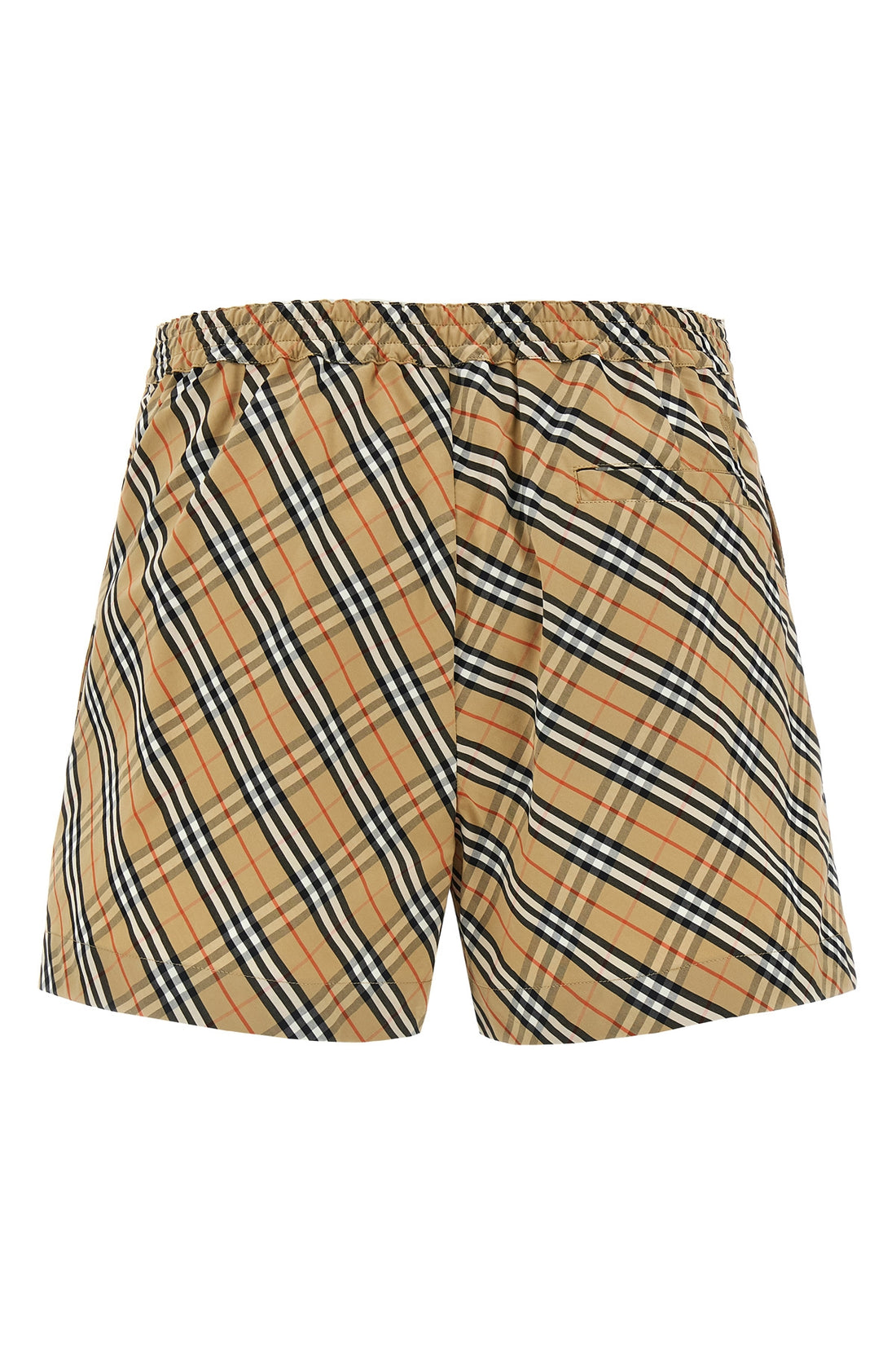 BURBERRY 4 check print cotton shorts