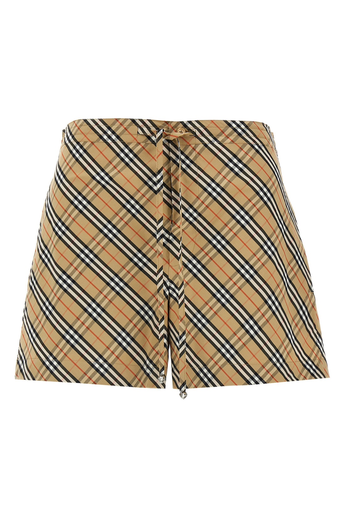 BURBERRY 4 check print cotton shorts