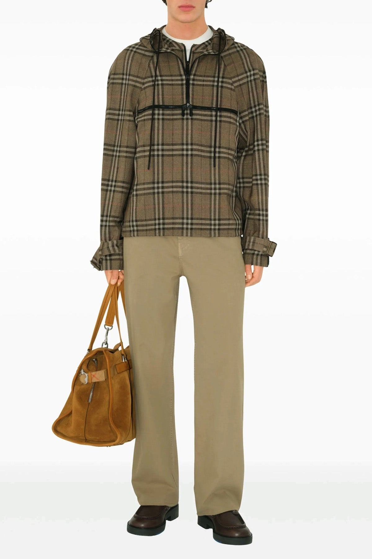 check fabric shirt