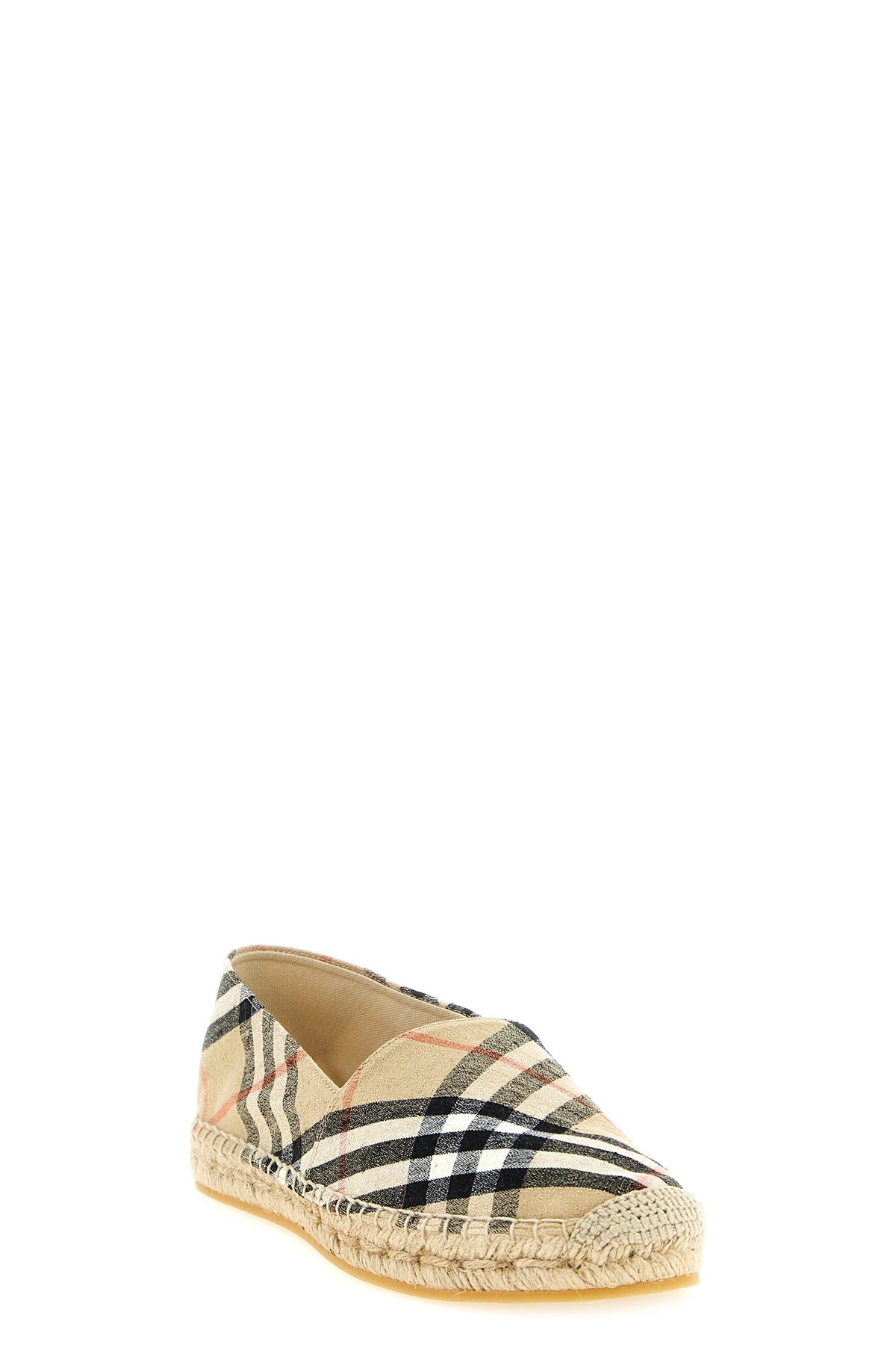 espadrilles in linen blend fabric