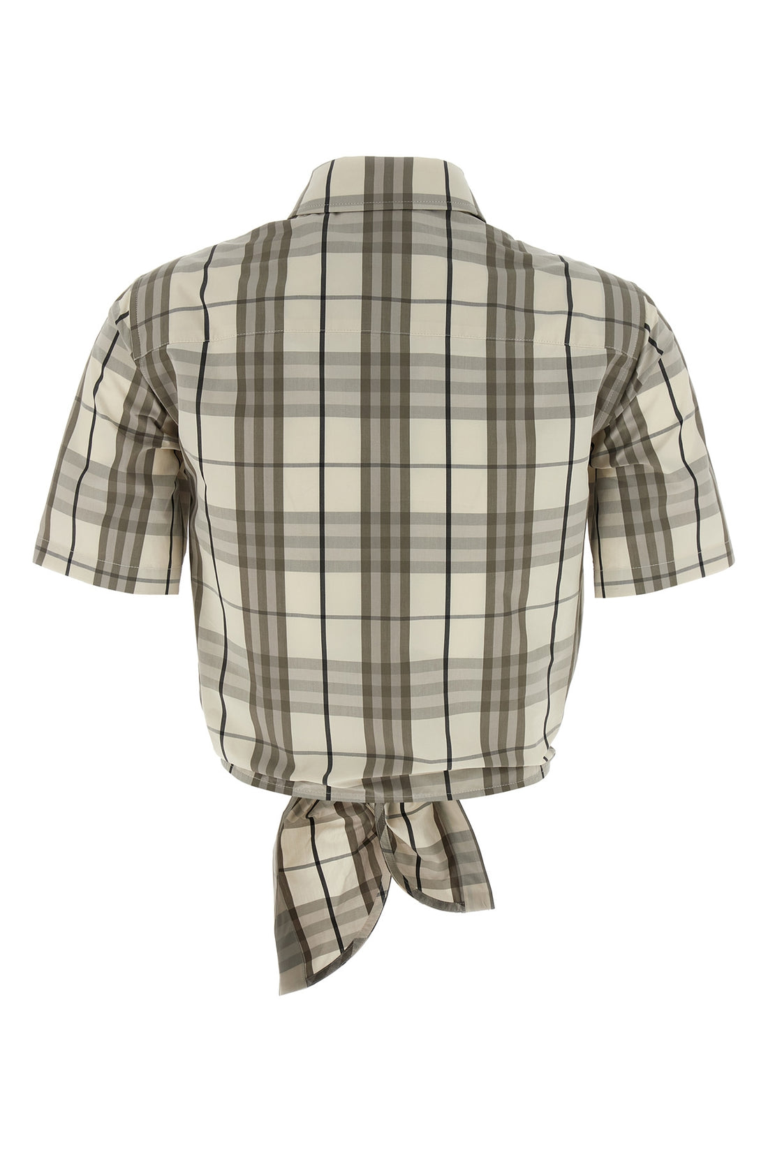 BURBERRY 4 check print cotton shirt