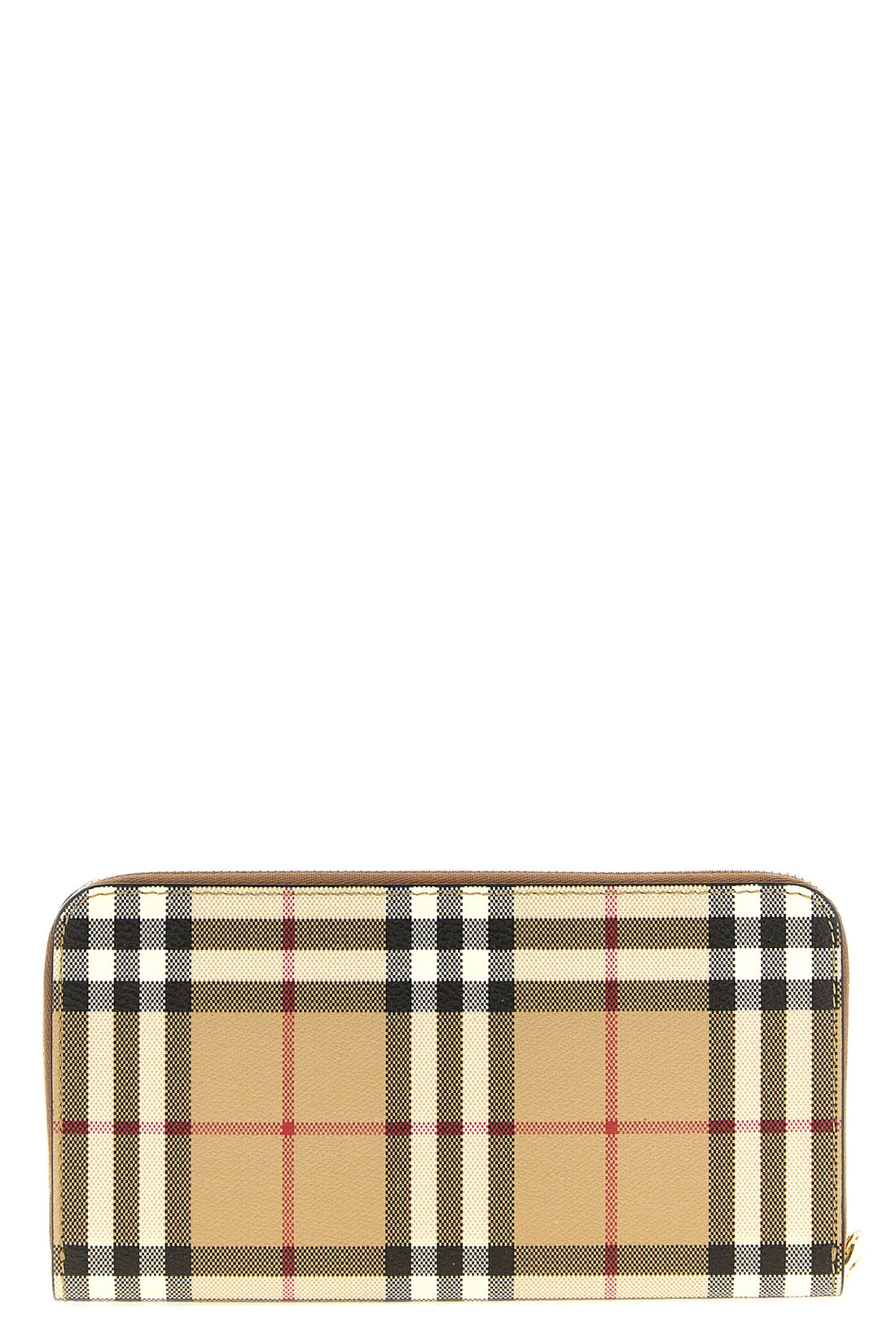 BURBERRY OS burberry check print elmore cotton blend wallet