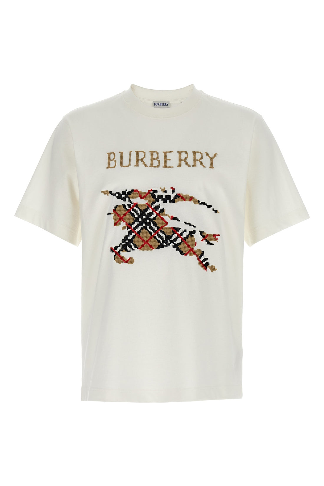 BURBERRY L burberry check cotton jersey t-shirt