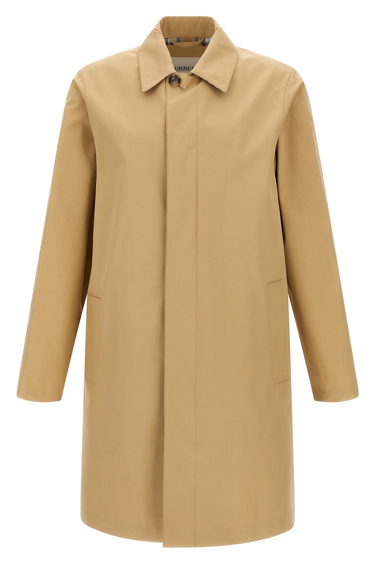 car coat york in doubled cotton gabardine