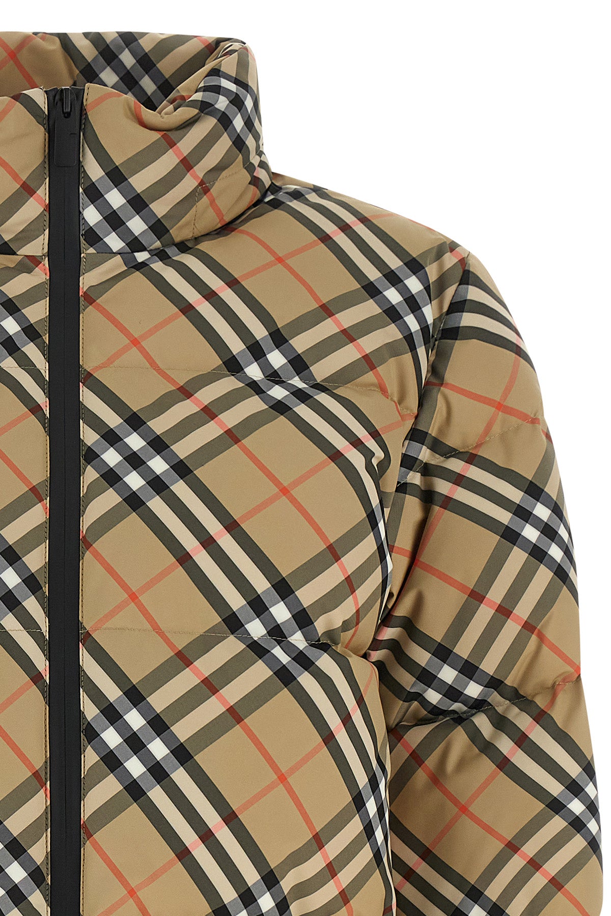 the burberry ambleside check down jacket