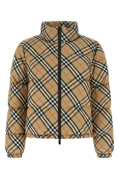 the burberry ambleside check down jacket